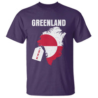 Greenland Not For Sale Patriotic T Shirt Grunge Flag and Price Tag Protest