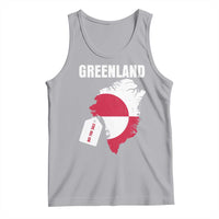 Greenland Not For Sale Patriotic Tank Top Grunge Flag and Price Tag Protest