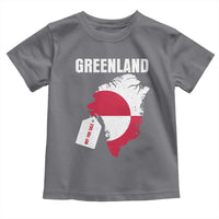 Greenland Not For Sale Patriotic Toddler T Shirt Grunge Flag and Price Tag Protest