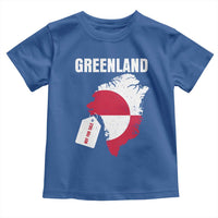 Greenland Not For Sale Patriotic Toddler T Shirt Grunge Flag and Price Tag Protest