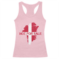 Denmark Stand With Greenland Not For Sale Racerback Tank Top Danish Flag Unity Support Protest