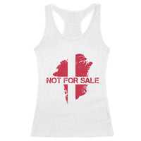 Denmark Stand With Greenland Not For Sale Racerback Tank Top Danish Flag Unity Support Protest