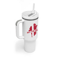 Denmark Stand With Greenland Not For Sale Tumbler With Handle Danish Flag Unity Support Protest