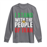 Denmark I Stand With Greenland Long Sleeve Shirt Danish Flag and Map Unity Support Protest
