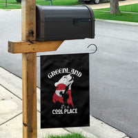 Polar Bear Greenland Flag Graphic Garden Flag It's a Cool Place Arctic Circle
