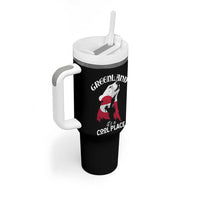Polar Bear Greenland Flag Graphic Tumbler With Handle It's a Cool Place Arctic Circle