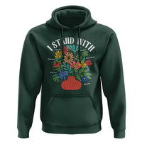 I Stand With Mexico Greenland Ukraine Canada Palestine Panama Hoodie Colorful Floral Solidarity Global Unity
