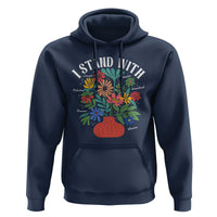 I Stand With Mexico Greenland Ukraine Canada Palestine Panama Hoodie Colorful Floral Solidarity Global Unity
