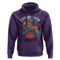 I Stand With Mexico Greenland Ukraine Canada Palestine Panama Hoodie Colorful Floral Solidarity Global Unity