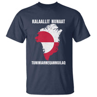 Kalaallit Nunaat Tuniniagaanngilaq Greenlandic T Shirt Greenland Is Not For Sale Patriotic Grunge Flag