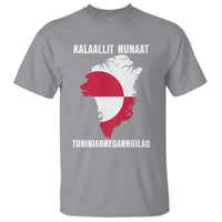 Kalaallit Nunaat Tuniniagaanngilaq Greenlandic T Shirt Greenland Is Not For Sale Patriotic Grunge Flag