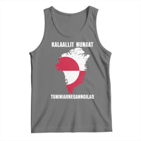 Kalaallit Nunaat Tuniniagaanngilaq Greenlandic Tank Top Greenland Is Not For Sale Patriotic Grunge Flag