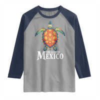 The Gulf Of Mexico Raglan Shirt Sea Turtle Graphic Forever Never Forget