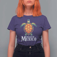 The Gulf Of Mexico T Shirt For Women Sea Turtle Graphic Forever Never Forget