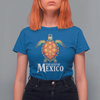 The Gulf Of Mexico T Shirt For Women Sea Turtle Graphic Forever Never Forget
