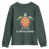 La Tortuga Marina Youth Sweatshirt Sea Turtle Gulf Of Mexico Forever