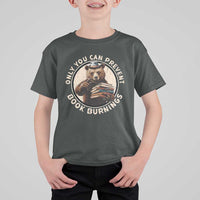 Funny Books Lover Bear T Shirt For Kid Only You Can Prevent Book Burnings