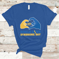 World Down Syndrome Day 321 Mar 21st Down Syndrome Awareness Ribbon Support Trisomy 21 Extra Chromosome, Down Syndrome Shirt T Shirt - Wonder Print Shop