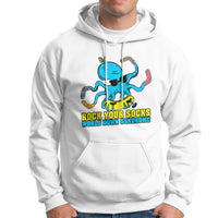 Rock Your Socks Funny Octopus World Down Syndrome Awareness Inspirational Trisomy 21 Extra Chromosome, Down Syndrome Shirt Hoodie - Wonder Print Shop