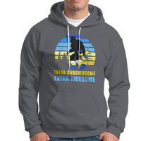 Extra Chromosome Extra Awesome Bigfoot Down Syndrome Awareness Inspirational Support Trisomy 21, Down Syndrome Shirt, Bigfoot Shirt Hoodie - Wonder Print Shop