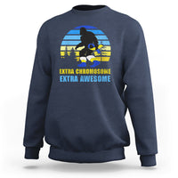 Extra Chromosome Extra Awesome Bigfoot Down Syndrome Awareness Inspirational Support Trisomy 21, Down Syndrome Shirt, Bigfoot Shirt Sweatshirt - Wonder Print Shop