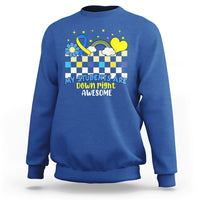 Down Syndrome Retro Groovy My Students Are Down Right Awesome Support Raise Awareness Teacher Sweatshirt - Wonder Print Shop