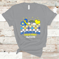Down Syndrome Retro Groovy My Students Are Down Right Awesome Support Raise Awareness Teacher T Shirt - Wonder Print Shop