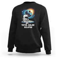Astronaut Total Solar Eclipse Sweatshirt - Wonder Print Shop