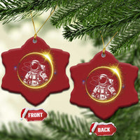 Astronaut Outer Space Christmas Ornament Cosmic Spaceflight - Wonder Print Shop
