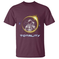 Astronaut Total Solar Eclipse T Shirt Totality Astronomy Lover - Wonder Print Shop