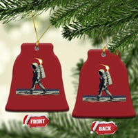 Astronaut Outer Space Christmas Ornament Walking On Planets - Wonder Print Shop