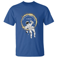 Astronaut Total Solar Eclipse 2024 T Shirt American Totality April 8 - Wonder Print Shop
