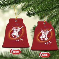 Astronaut Outer Space Christmas Ornament Riding Unicorn Galaxy Astrophysics Lover - Wonder Print Shop