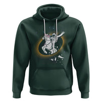 Astronaut Total Solar Eclipse Hoodie Riding Unicorn Astronomy Lover - Wonder Print Shop