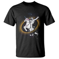 Astronaut Total Solar Eclipse T Shirt Riding Unicorn Astronomy Lover - Wonder Print Shop