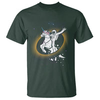 Astronaut Total Solar Eclipse T Shirt Riding Unicorn Astronomy Lover - Wonder Print Shop