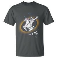 Astronaut Total Solar Eclipse T Shirt Riding Unicorn Astronomy Lover - Wonder Print Shop