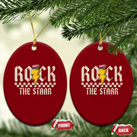 Rock The STAAR Day Ceramic Ornament Texas Teacher Student Motivational Testing