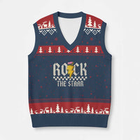 Rock The STAAR Day V-Neck Knit Sweater Vest Texas Teacher Student Motivational Testing