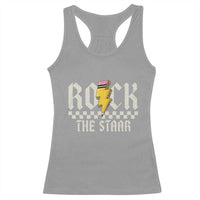 Rock The STAAR Day Racerback Tank Top Texas Teacher Student Motivational Testing