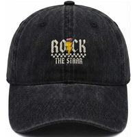 Rock The STAAR Day Washed Cotton Baseball Cap Texas Teacher Student Motivational Testing