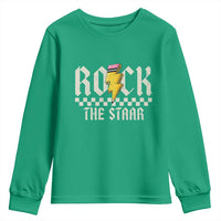 Rock The STAAR Day Youth Sweatshirt Texas Teacher Student Motivational Testing