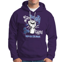Gun Violence Awareness Hoodie No More Thoughts And Prayers End Gun Violence Raise Fist - Wonder Print Shop