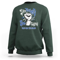 Gun Violence Awareness Sweatshirt No More Thoughts And Prayers End Gun Violence Raise Fist - Wonder Print Shop