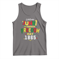 Celebrate Juneteenth 1865 Tank Top Freedom Day Black History Independence