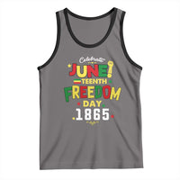 Celebrate Juneteenth 1865 Tank Top Freedom Day Black History Independence