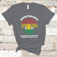 Juneteenth T Shirt Juneteenth 1865 Black History African American Roots Pride - Wonder Print Shop