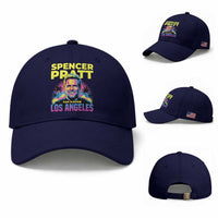 Spencer Pratt for Mayor Los Angeles Synthwave Graphic Baseball Cap Retro Neon California Supporter