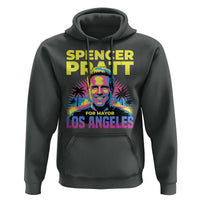 Spencer Pratt for Mayor Los Angeles Synthwave Graphic Hoodie Retro Neon California Supporter
