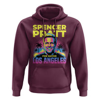 Spencer Pratt for Mayor Los Angeles Synthwave Graphic Hoodie Retro Neon California Supporter